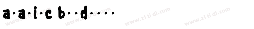 amatisc bold字体转换